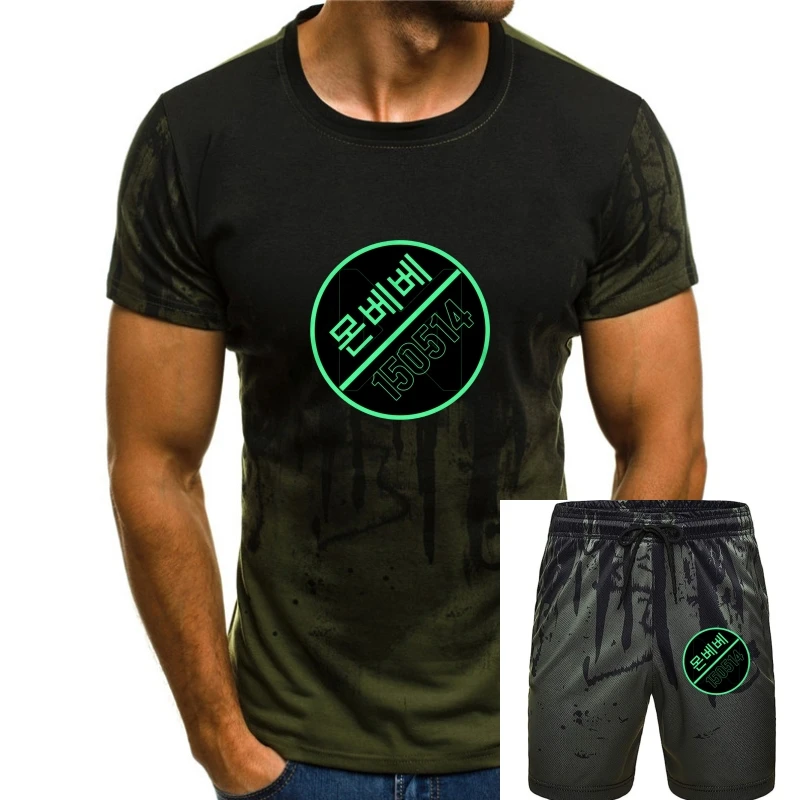 

Men t shirt MONSTA X THE CONNECT STYLE CIRCLE LOGO E tshirts Women t-shirt