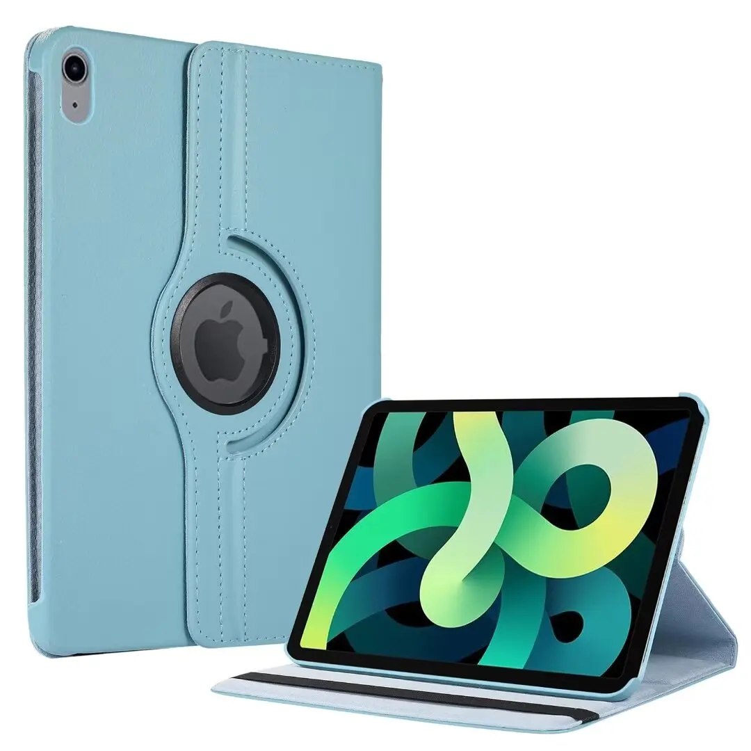 thumbnail image 1 of Funda de cuero PU para iPad Air 5, 4, 3, 2, 9,7, funda para tableta con soporte inteligente giratorio de 360 grados y encendido automático y visualización multiángulo, 1 of 5