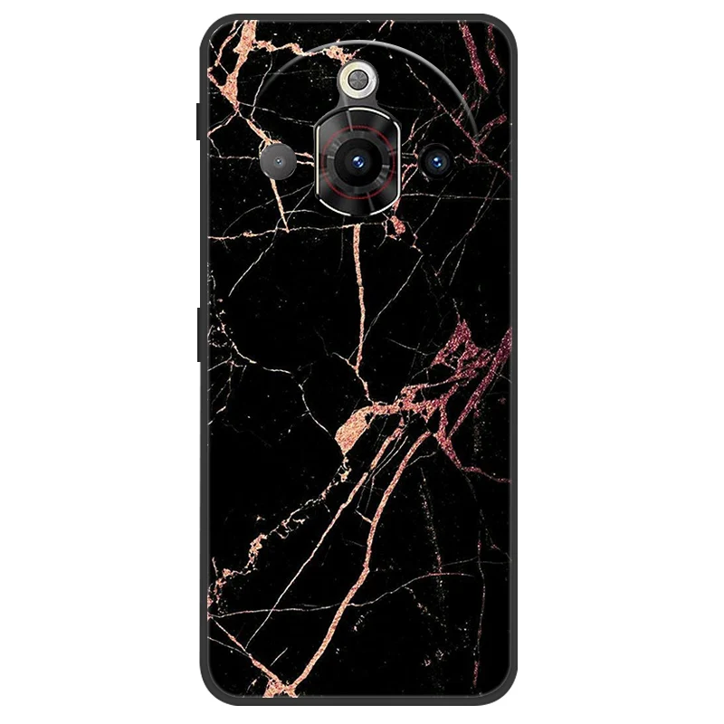 ZTE Nubia Focus Pro Black Silicone TPU Soft Phone Cover - Protective Back Shells