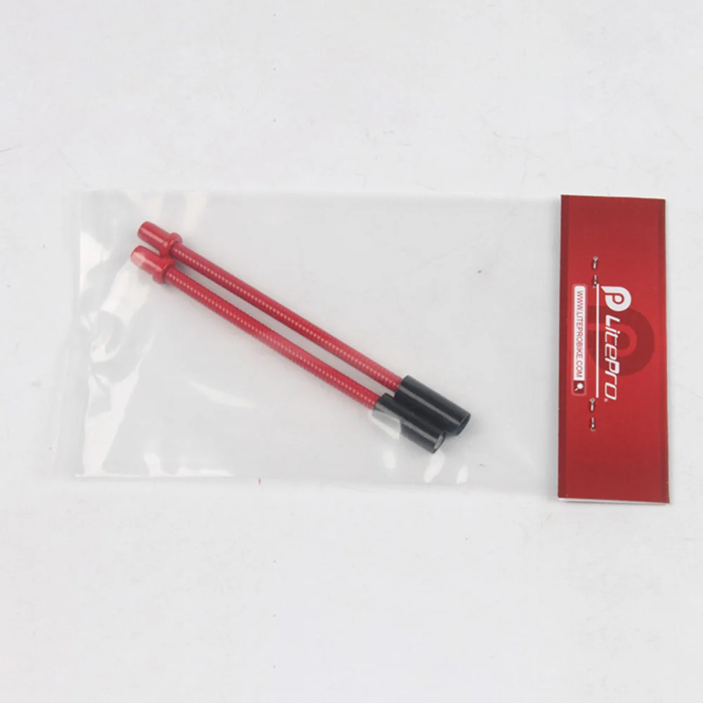 

Durable High Quality Lightweight Bike Brake Pipe Cable Guide V Brake 2pcs Accessories Folding Bicycle MTB Bike