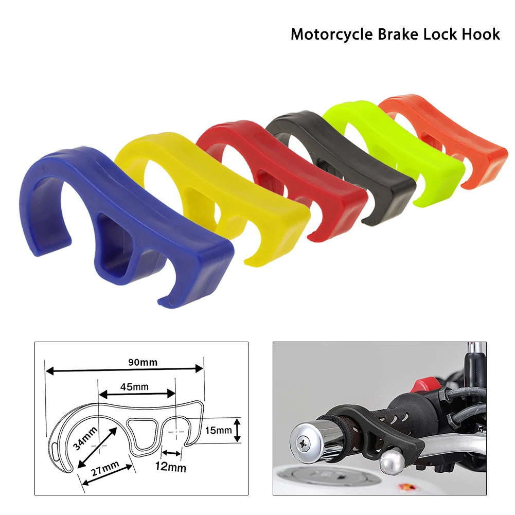 

Universal Motorcycle Grip Lock Throttle Handlebar Lock for Motorcycle Durable Brake Lever Safety Scooter Parking Brake Lock
