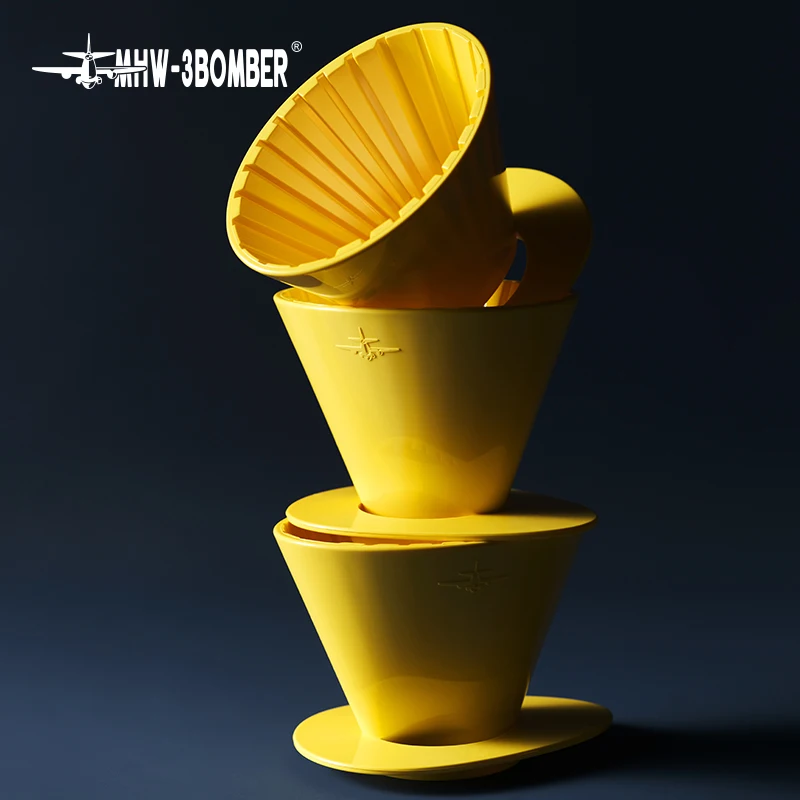 قمع قهوة تقطير + ورق ترشيح ٢٠ قطعة