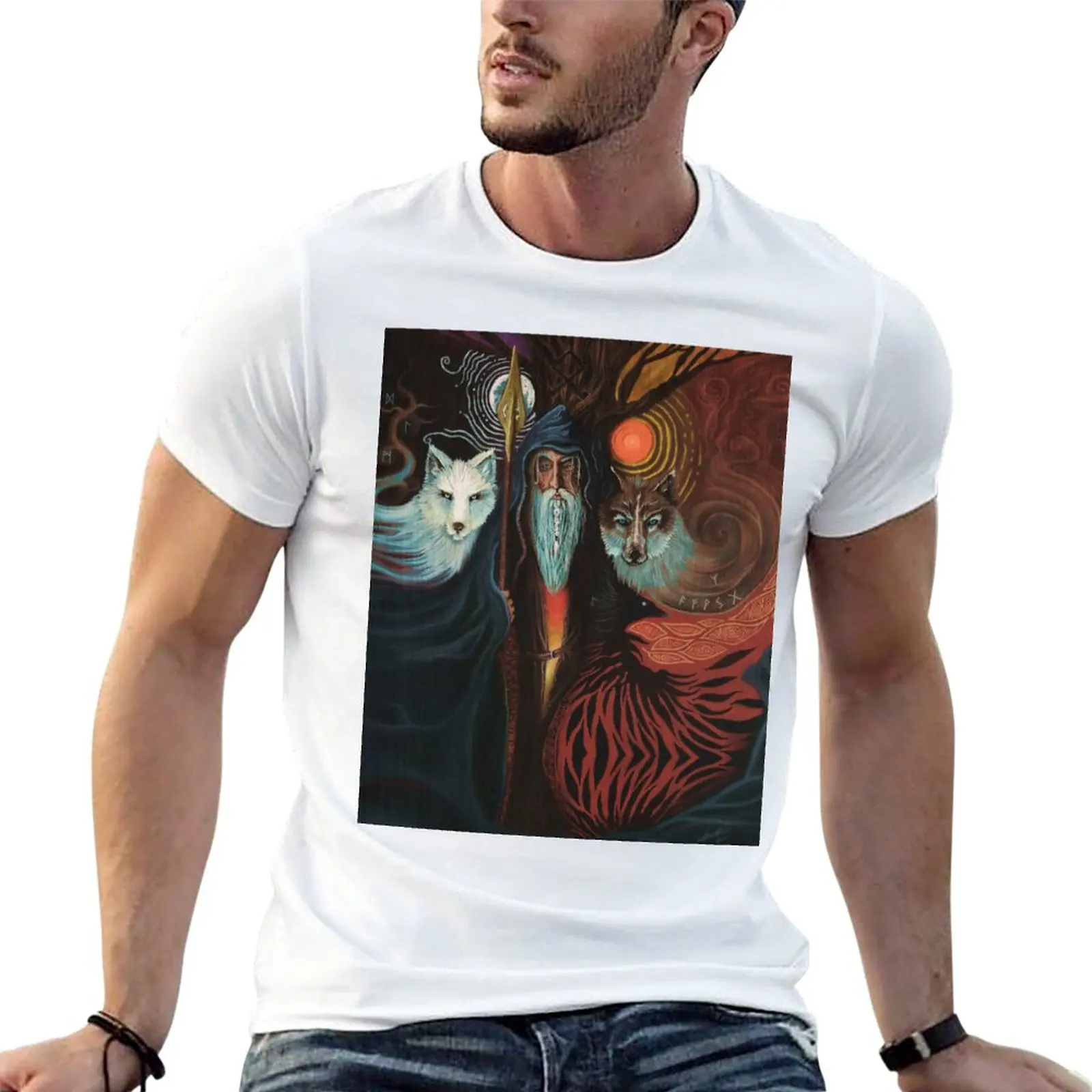 

inn | Odin | Wotan T-Shirt vintage t shirt quick drying t-shirt kawaii clothes summer clothes mens graphic t-shirts funny