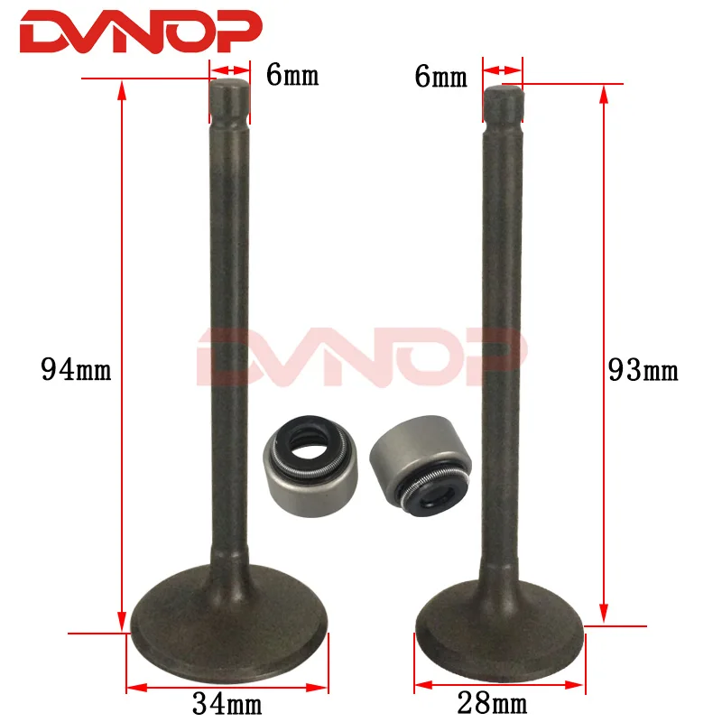 Per Yamaha Xt225 Tw200 225 Yp250 Majesty Yp1 Ag200 200 Valvola Motore Moto Aspirazione Valvola Stelo Di Scarico Enine Pezzi Di Ricambio