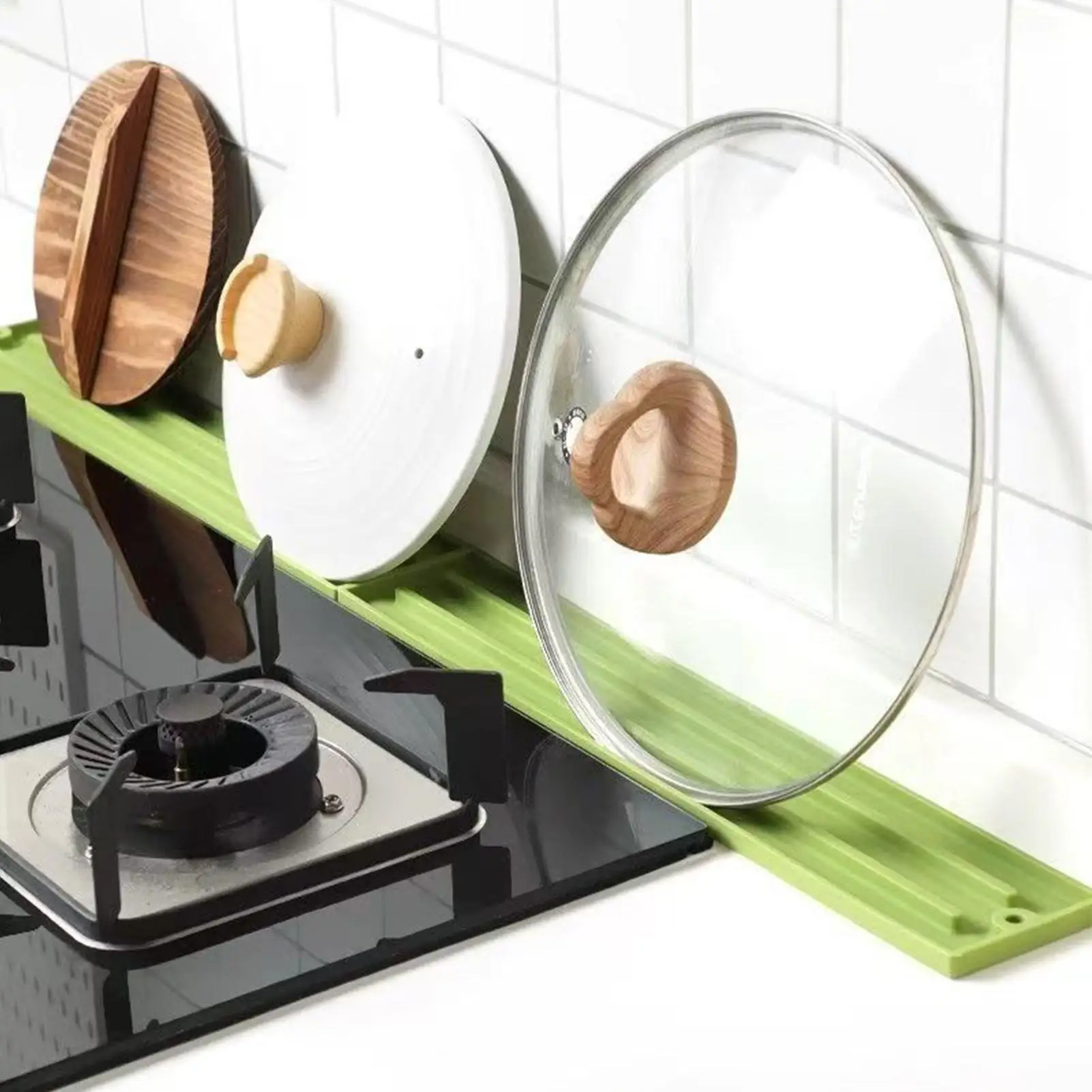 Dish Drainer Mat Anti Slip Sink Tray Kitchenware Protection Mat Drainer Accessories Pot lid mat Organizer Dryer Protective Pad