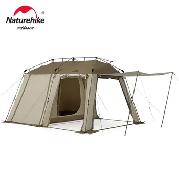 네이처하이크 캠핑 텐트, 빠른 자동 개방 텐트, 원터치 텐트, 야외 여행 쉘터, 2-4 인용 마을 13 하이킹 텐트