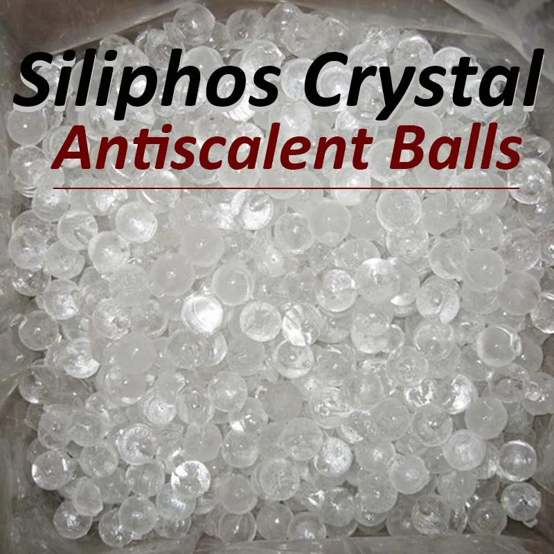 Polyphosphate Crystals (SILIPHOS) Refill Pack For Water Filter Treatment De-Scaler Removes Hardness Limescale Antiscalent Ball