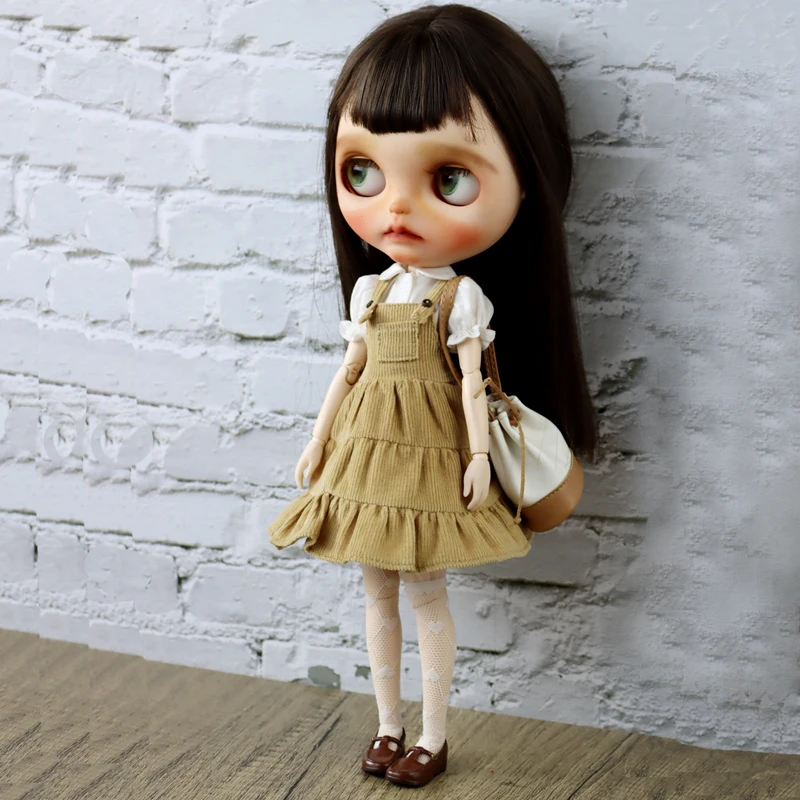 Blythe Doll Clothes Trench Coat For Blyth Azone Shoes OB23 OB24 Dolls Windbreaker