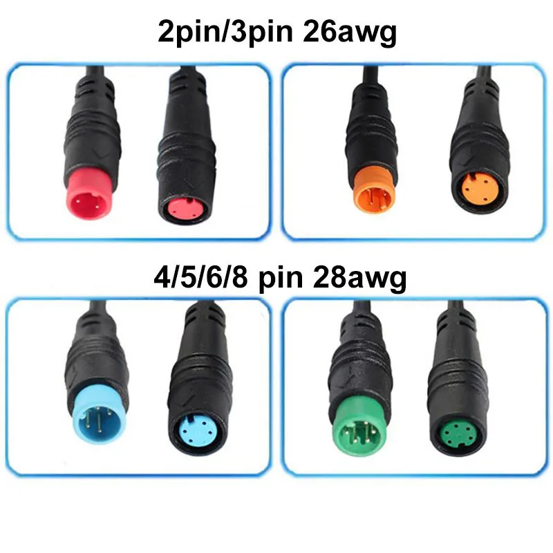 Рисунок 3 - Кабель-удлинитель M8 2 3 4 5 6 8 Pin 1 м