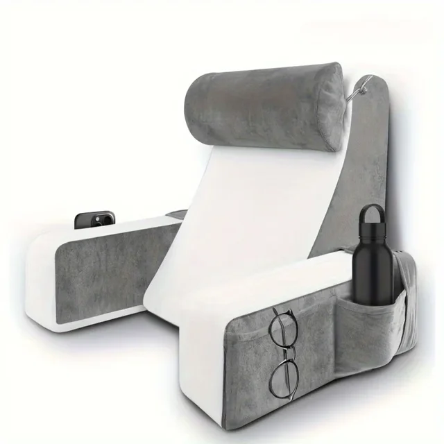 Oreiller de lecture pour lit, repose-bras Extra Large, en mousse à mémoire de forme, pour lire, TV, jeu, confort, lit, chaise 1