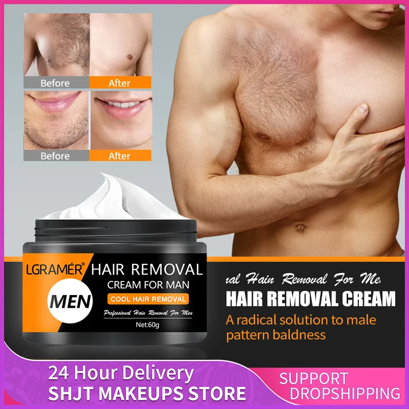 

Painless Hair Removal Cream Permanent Hair Remover for Men's Armpit Legs Arms Hair Growth Inhibitor Depilatory Body Cream