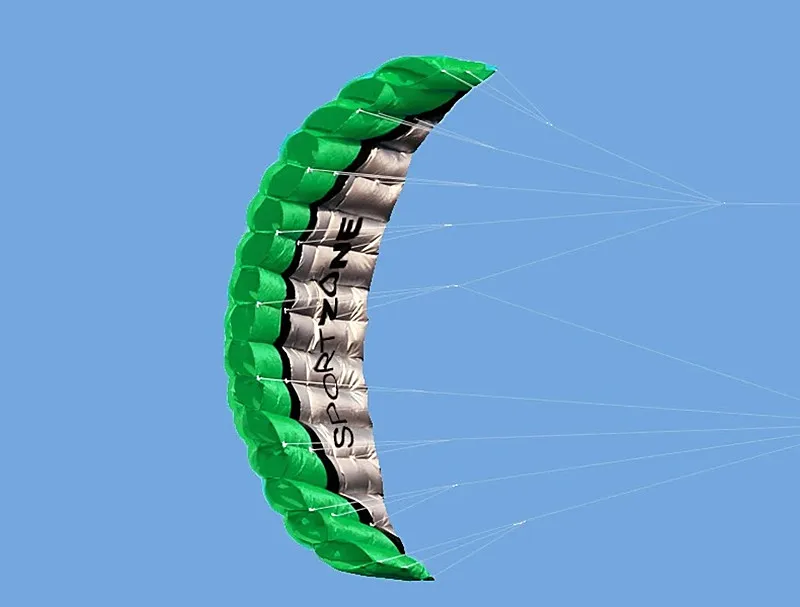 2.5m dual line stunt power kite outdoor play kites flying flugdrachen deportes-y-ocio cometas de viento infantil kite reel hoka 2