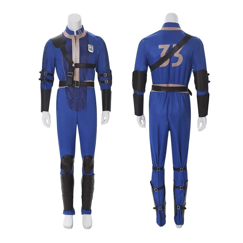 

Game TV Lucy Vault 33 Cosplay Costume Unisex Slim Printed Jumpsuits Halloween Party Tights Zentai Bodysuit Suit Fancy Clothing