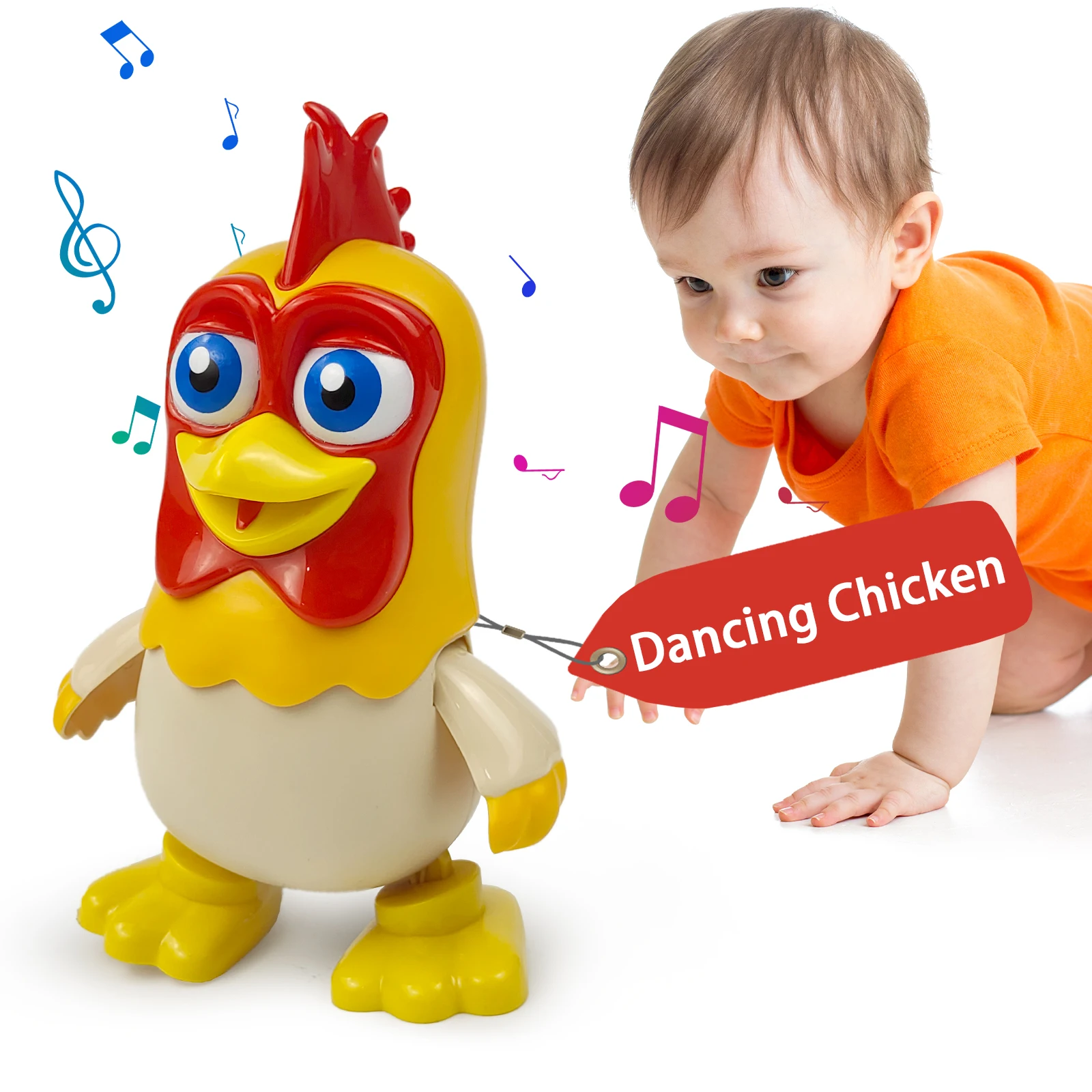 La Granja de Zenon Chicken Baby Toys Dancing Chicken Bartolito Toddlers  Toys with Music Kids Interactive Early Learning Educatio - AliExpress