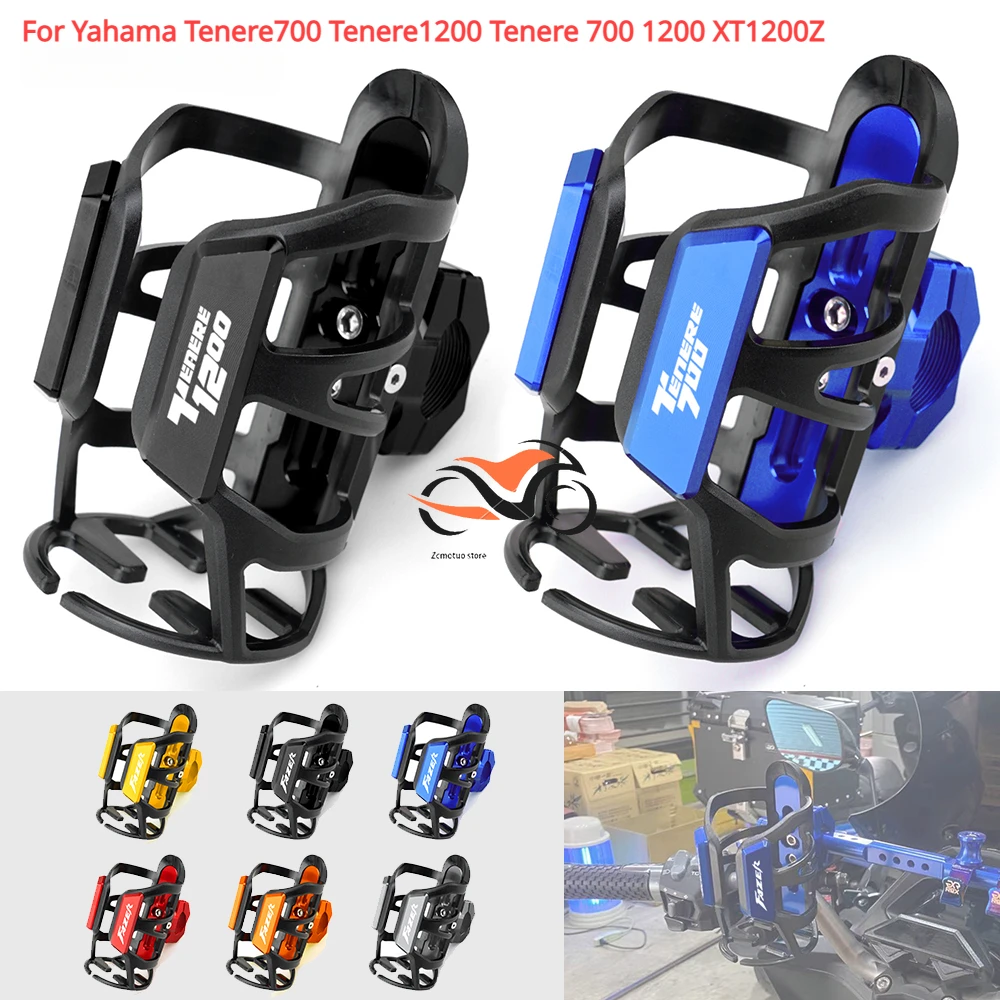 

For Yahama Tenere700 Tenere1200 Tenere 700 1200 XT1200Z Newest Motorbike Beverage Water Bottle Cage Drink Cup Holder Sdand Mount