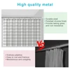 Shower Curtain Hooks 12pcs Acrylic Crystal Shower Curtain Rings Rustproof Round Diamond Decorative Curtain Rings Hooks Shower 3