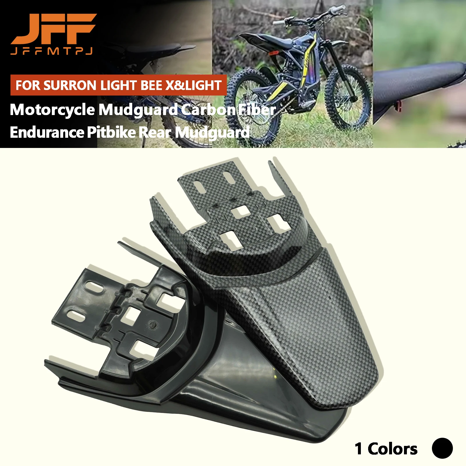 Carbon Fiber Enduro Pitbike Rear Motorcycle Fender Mudguard