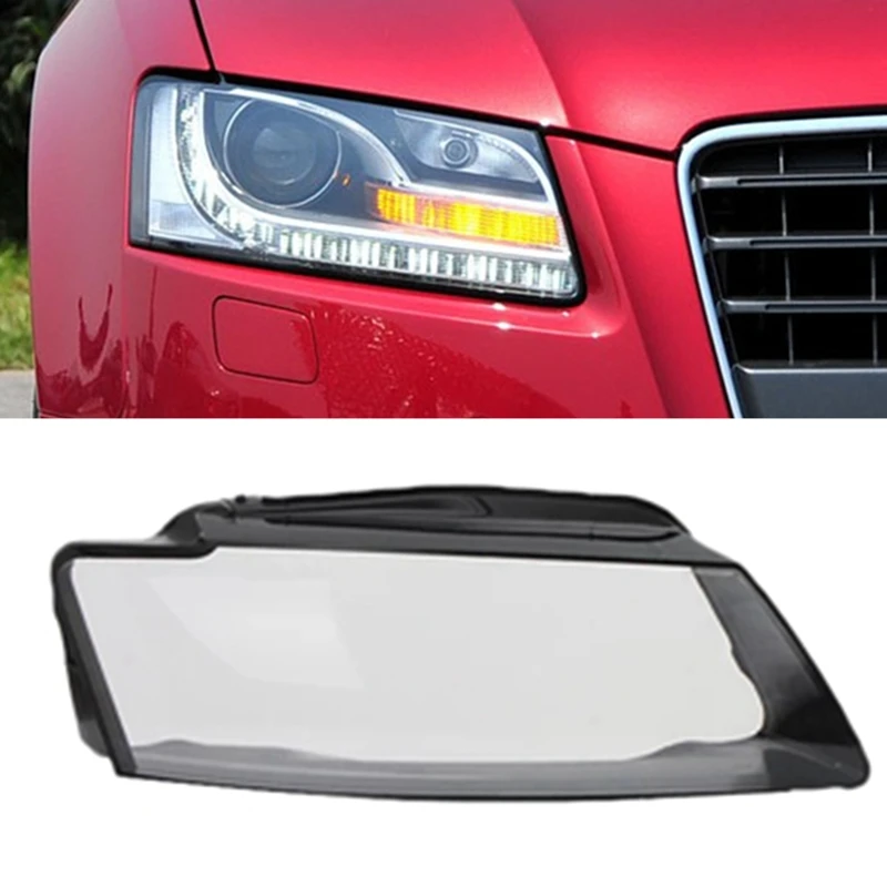 

Car Front Headlight Lens Cover Transparent Shell Lampshade For- A5 S5 RS5 2008-2012