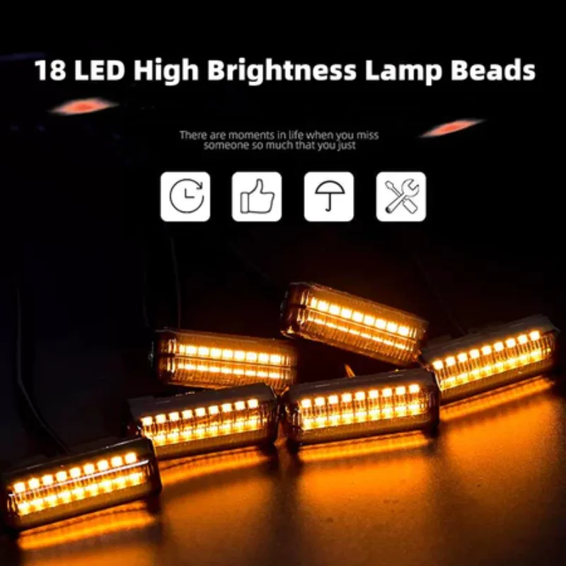 다치아 더스터 로건 산데로 스텝웨이 차량용 18LED 프론트 그릴 라이트 주간 주행등 휠 아이브로우 램프 12V