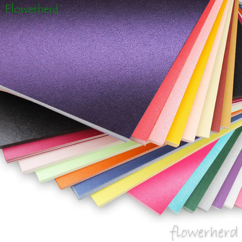 20sheets 250gsm A4 Pearl Craft Paper Wrapper Handmand Origami Color
