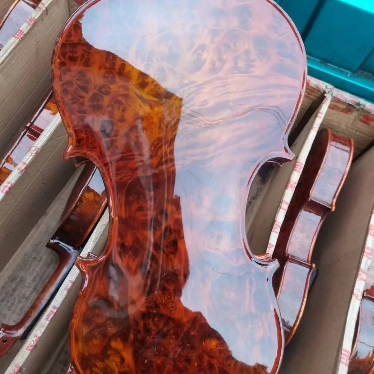 4/4 Bird's Eye Maple Violin Sparrow's Eye Maple Violin Handmade