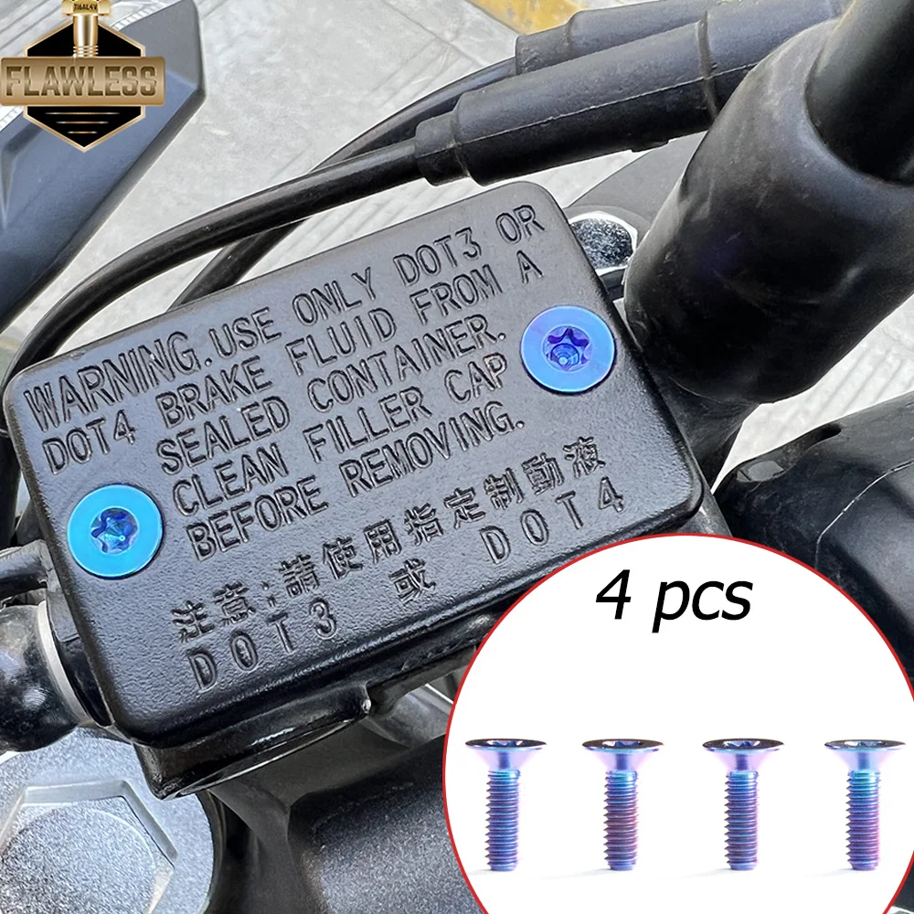 Parafusos de Titânio Disco Abs Disco de Freio Dianteiro Caixa de Óleo de Engrenagem Motor Swingled Parafusos de Óleo Porca Traseira para Yamaha Nmax v1 v1 Flawlesti-gr5