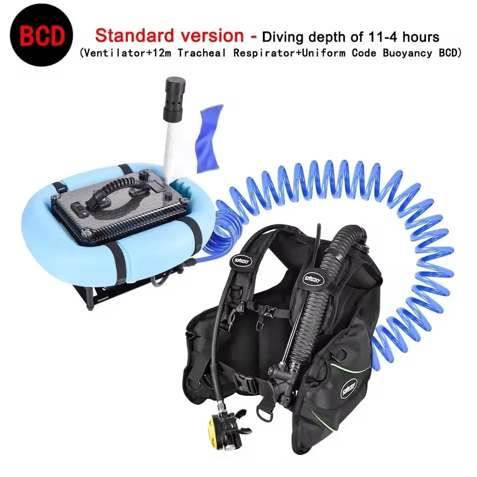 Ventilateur De Plongée Portable Snorkeling 12 Mètres - Marque GOYOJO - Écran LCD - Puissant Et Fiable - Neuf Sous Blister