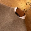 100% Cashmere Sweater Men's First-line ready to wear Semi High neck Knitted Pullover Autumn Winter New Base Sweater Menswear 4