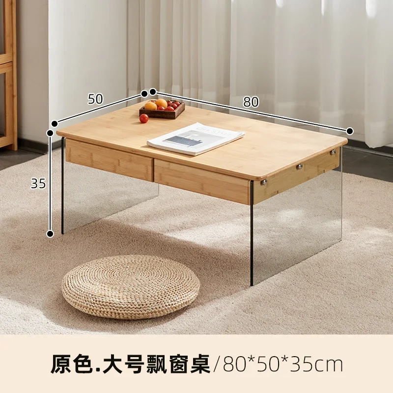 Modern Rattan Coffee Table Bedroom Cute Nordic Designer Outdoor Tea Table Writing Breakfast Books Mesa Auxilia Balcony Furniture