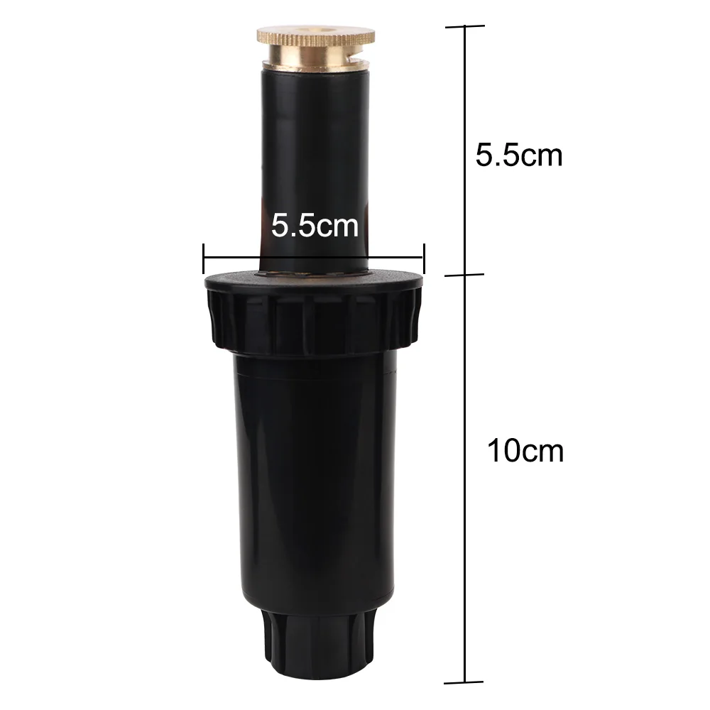 Garden Spray Nozzle Automatic Pop up Sprinklers Lawn Watering Sprinkler Head 90/180/360 Degree Irrigation Watering Tool