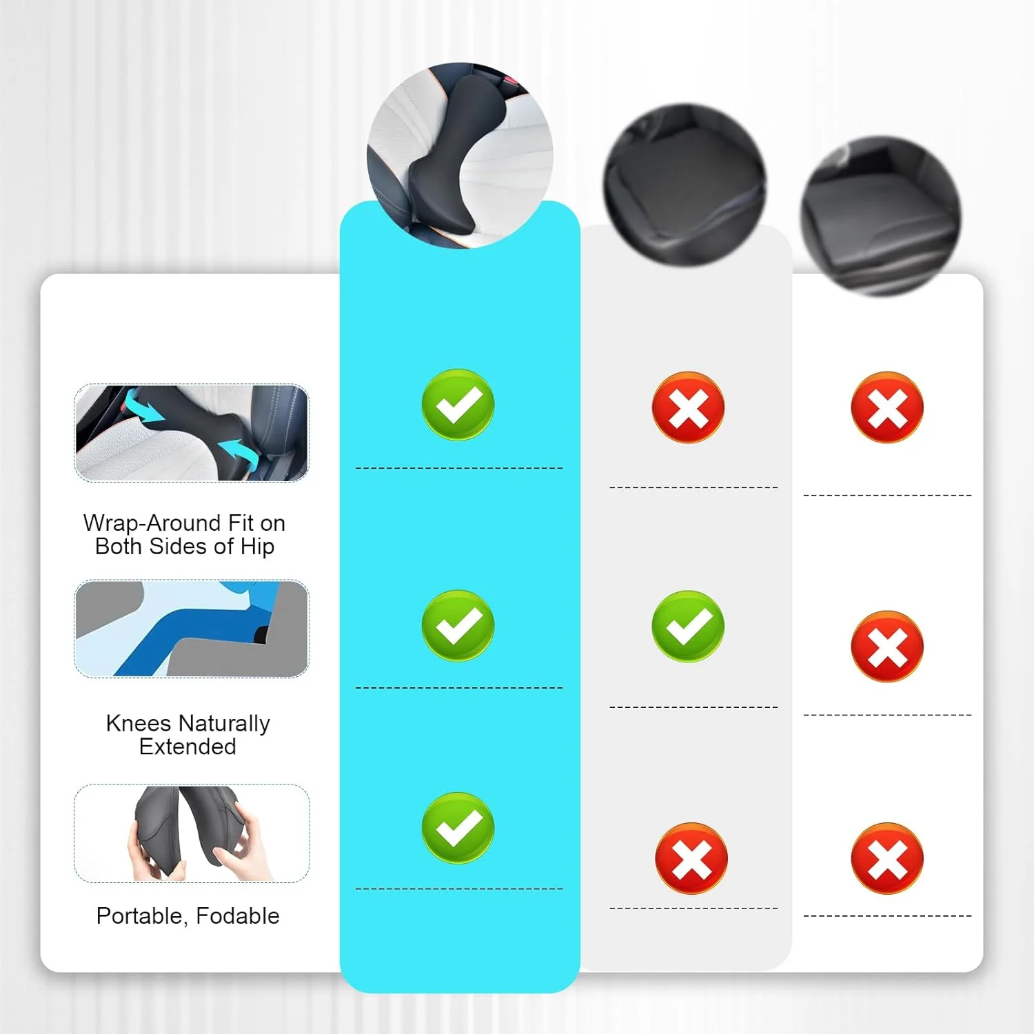 Multi-purpose Back Cushion Lumbar Support Pillow Memory Foam Relieve Pain Lumbar Back Support Cushion for Office Chair Car Seat