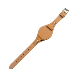 Elegant 18mm Leather Watch Strap with Pin Buckle - Women's Bracelet Watch Accessory - 18mm (Light brown - S)