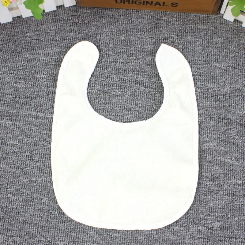 Baby Bib Cotton Towel Cloth Eating Anti Dirt Portable Polyester U-shaped Terry Cloth Double Layer Thickened