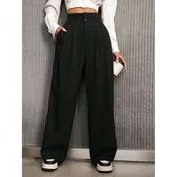 Casual High Waist Draped Suit Pants for Women New 2025 Style Elegant Feel Long Trousers Nine Points Seven Points Five Points