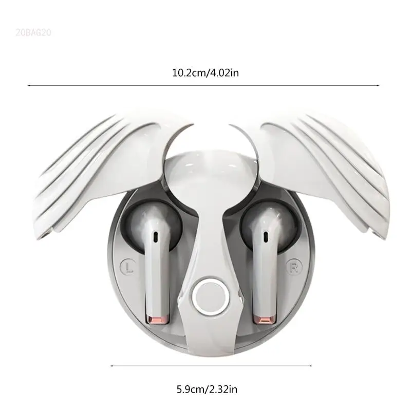 Wireless Earbud Bluetooth-compatible Headphones Stereo Earphones Noise Cancelling Earbud with Mic in-Ear Earbud