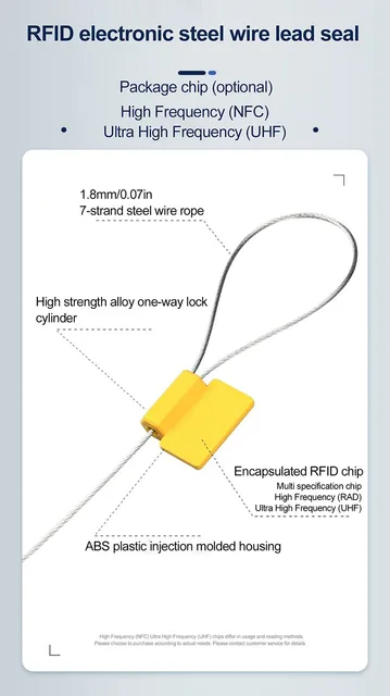 Sigilli Di Sicurezza In Acciaio - 50 Pezzi Con Numerazione Unica - Per Container E Spedizioni - Foto 9