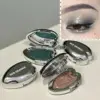 Pearlescent Lavender Eyeshadow Palette Facial Blusher Highlighter Brightening Glitter Heart-shaped Eye Shadow Makeup Cosmetics