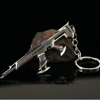 New 9cm Valorant Kuronami No Yaiba Vandal Melee Hoodlum Metal Model Samurai Sword Weapon Model Keychain Decoration Gifts Toy Kid 2