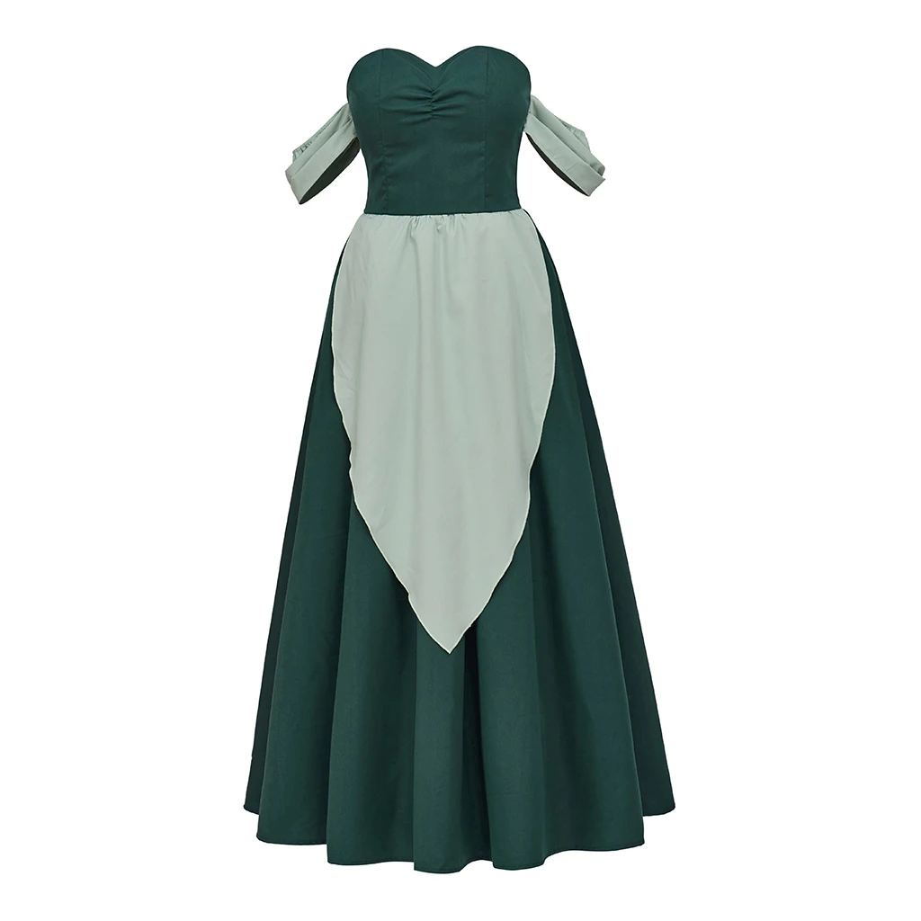Beauty and the Beast: Belle | Red/ Yellow / Green Cosplay Costume 54 Disney Beauty and the Beast Bimbettes Cosplay Costume for Women (Unofficial)