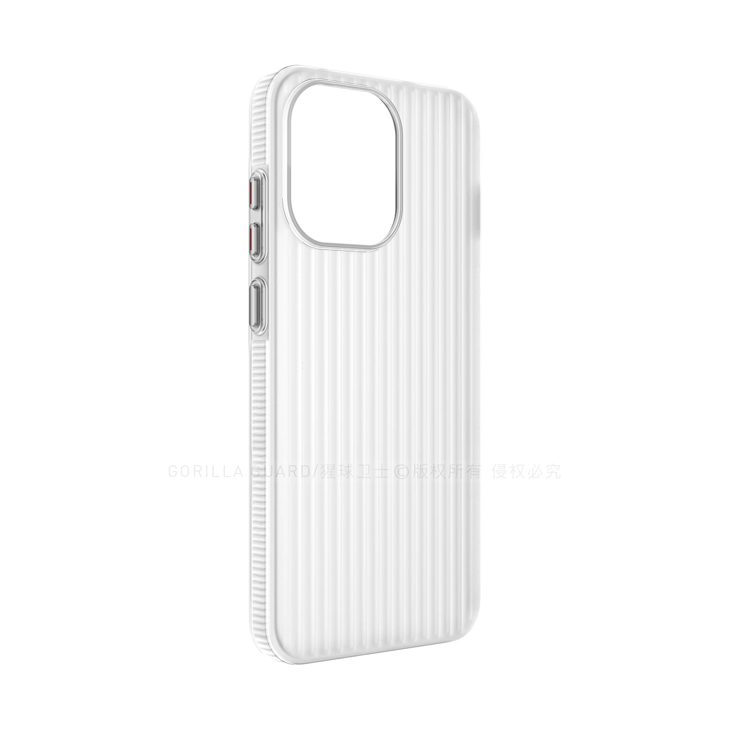 MagSafe Matte Transparent Magnetic Luggage Stripe Phone Case - Hard Shell Design