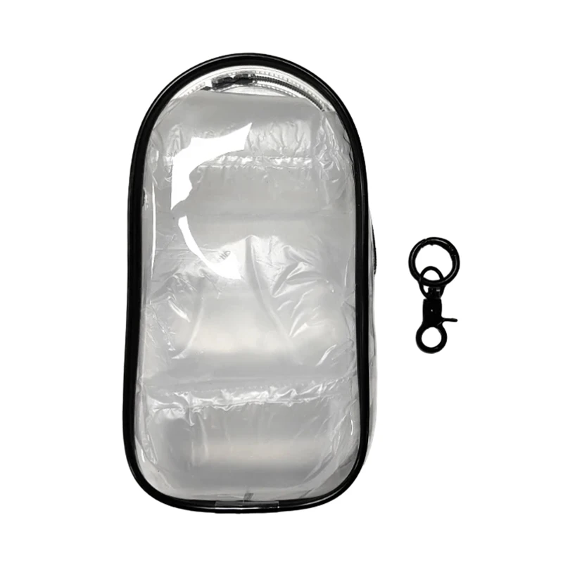 Clear Outdoor Bag For 18cm Cartoon Plush Dolls Toys Transparent Mini Kawaii Pouch For Keychain Doll Anime Figure Storage Case storage bag toy storage case doll bag