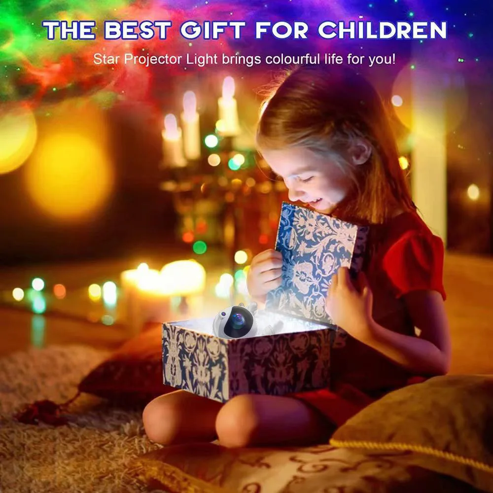 Galaxy Star Projector LED Night Light Starry Sky Astronaut Porjectors Lamp For Decoration Bedroom Home Decorative Children Gifts 5