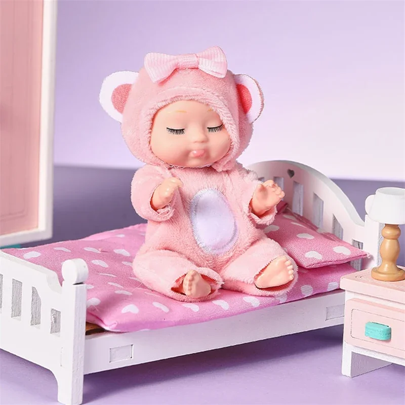 12Pcs/Set Sleeping Reborn Baby Doll Kit Toys Mini Constellations Baby Cute Adorable Dolls Playset Birthdays Gifts For Kids 5