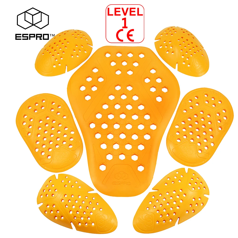 CE Approved Motorcycle Jacket Insert Back Protector Motorbike Body Armor Shoulder Elbow Chest