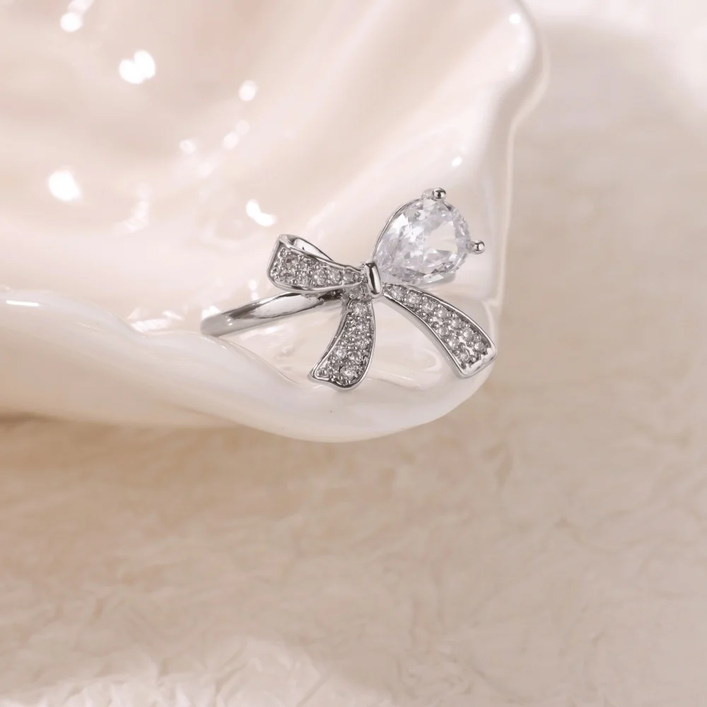 Zircon Rings Jewelry Anniversary