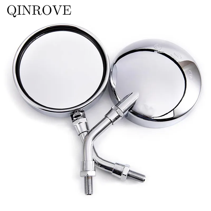 

Retro Motorcycle Rearview Mirrors 8/10MM ABS Side Mirror Universal For Kawasaki Valcan S SUZUKI GSR 600 750 YAMAHA XSR 700 900