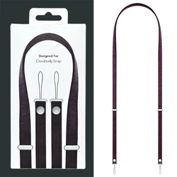 Enhanced Adjustable Magnetic Phone Lanyard with Anti - loss Durable Crossbody Woven Neck Strap (Purple)