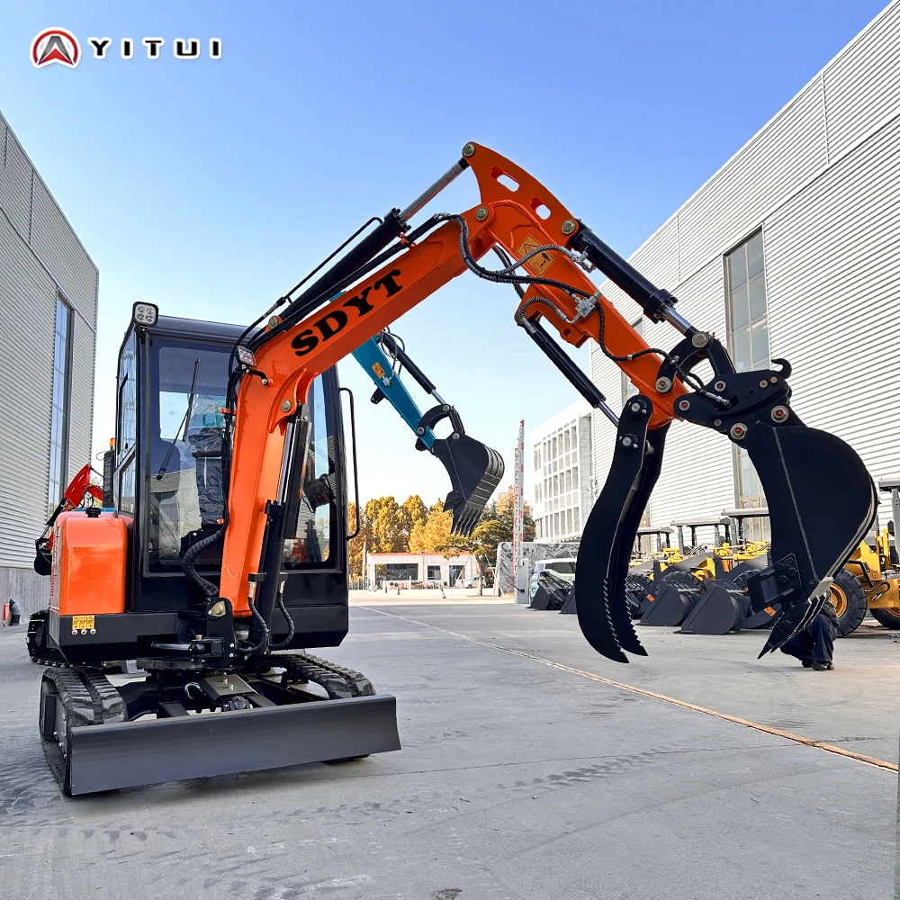 YITUI 1.2 Ton Small Excavator, High Efficiency Farm Operation, Customized Best Selling Model, Various Auxiliary Equipment for Winter - Image 5
