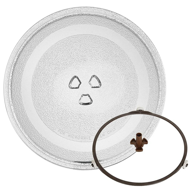 Universal Microwave Glass Plate Durable Microwave Glass Turntable Plate Round Plate Cover Replacement 24.5cm Microwave Oven Spare Parts