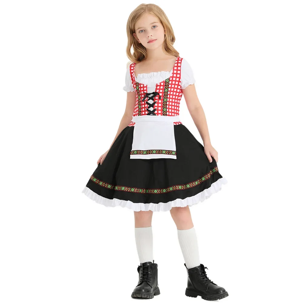 Children's German Traditional Beer Festival Dress National Performance Costume